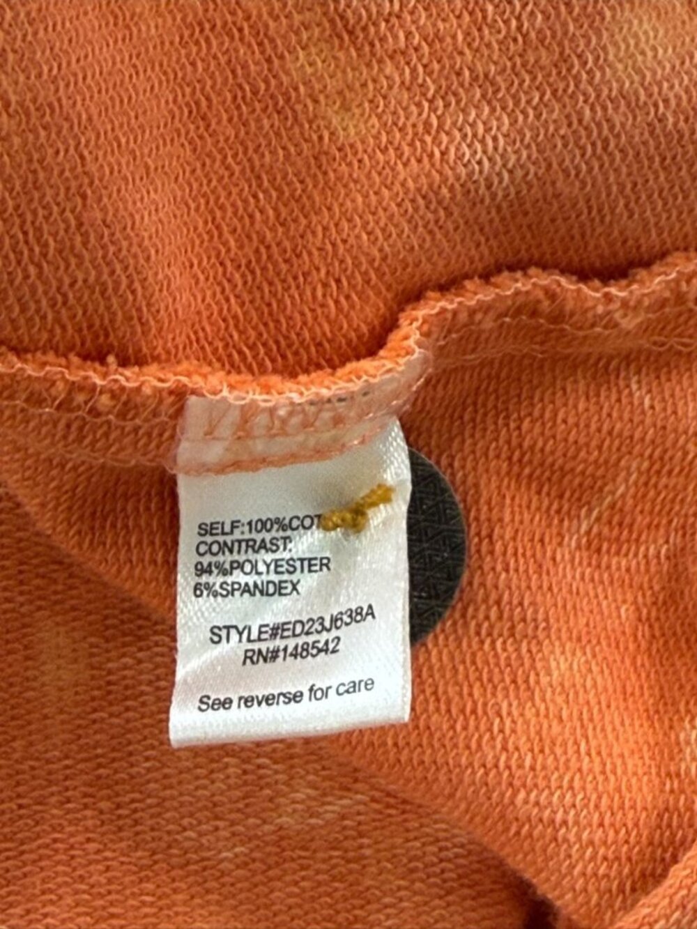Aratta Silent Journey Colonel Jacket Blazer Velvet Collar Orange Boho Size XS - Picture 10 of 12